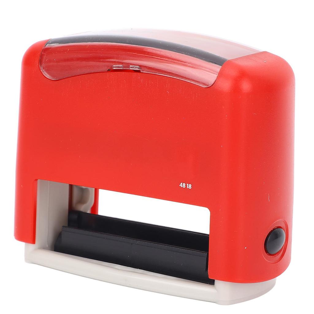Custom Stamp Kit Red Shell Flexible Customizable Numbers Letters and Symbols Stamp for Home and Office