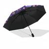 1pc Unicorn Fantasy Floral Pattern Umbrella with Plastic Handle,Suitable for All Seasons UmbrellaPT584