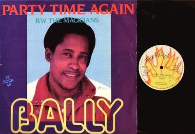 12inch Record BALLY - Party Time Again/The Magicians HVT37 Hot Vinyl 1987 UK Reggae, Ska & Dub Used