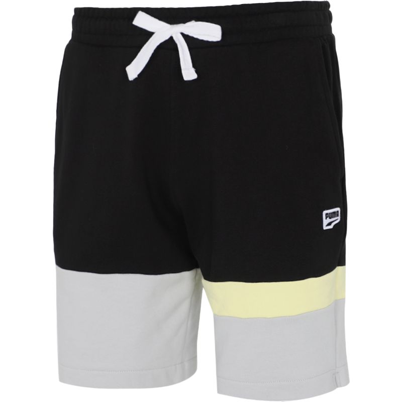 

Puma Running Training Casual Спортивные шорты с цветными блоками Мужские плавки Черный Серый 531304-01 M