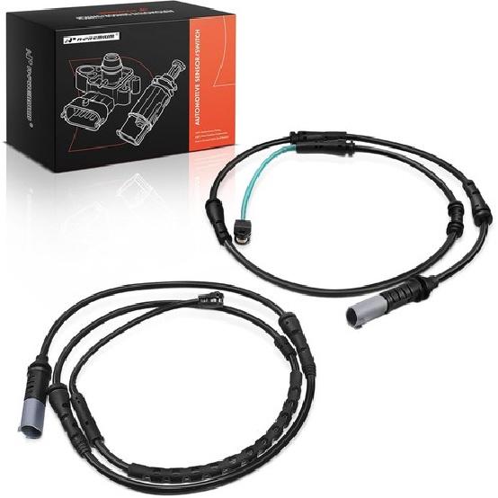 Front and Rear Disc Brake Pad Wear Sensors Compatible with 528i, 535d, 535i