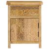Maison Exclusive - Table de chevet Bois de manguier massif 40x30x50 cm