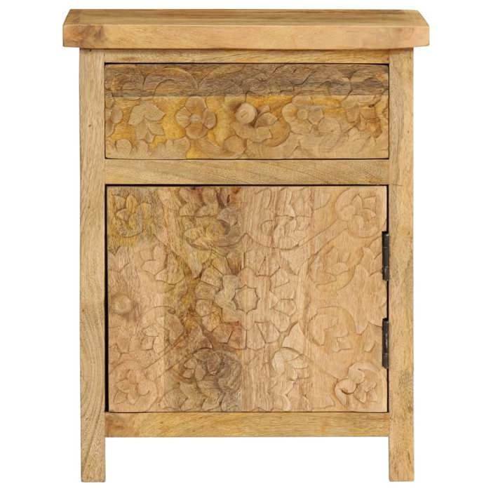 Maison Exclusive - Table de chevet Bois de manguier massif 40x30x50 cm