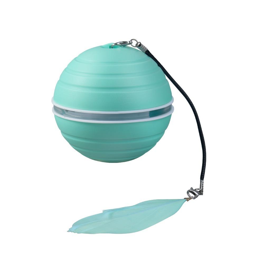 

Перезаряжаемый интерактивный мяч для кошек, автоматический самоиграющий мяч для кошек, интерактивная игрушка-мяч для кошек, для дома no Light зелёный