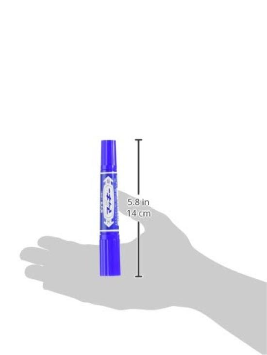 Zebra 10 Hi-Mackie Oil-Based Pen, Blue, pens, B-MO-150-MC-BL