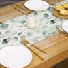 Pastoral Style Eucalyptus Leaves Table Runner Multi Size Tablecloth Table Cover  Dinning Table