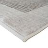 Tapis moderne motif géométrique gris beige 160x230