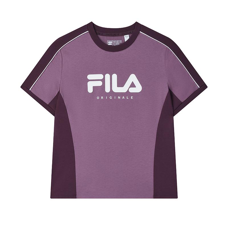 New FILA T Shirt Women's Diamond Purple F11W519101FPU