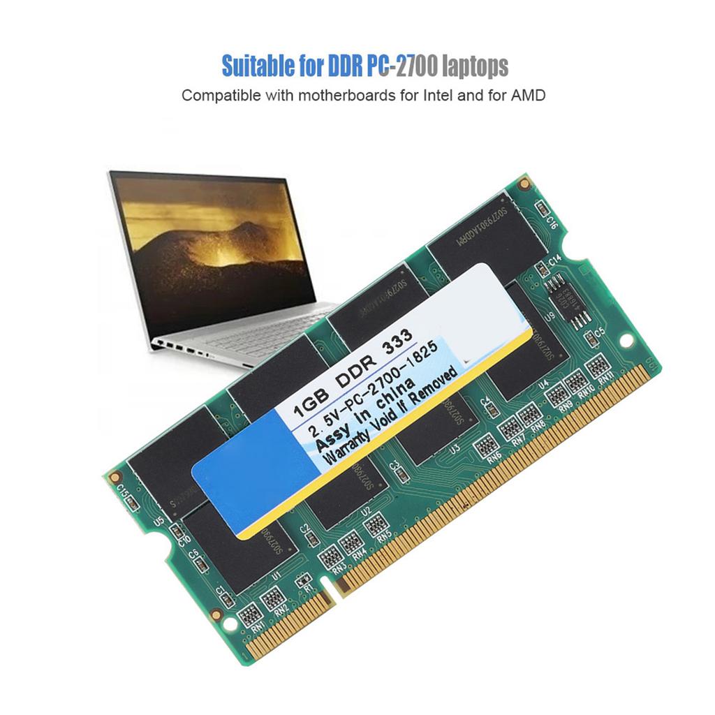 Xiede 1G 333MHz Laptop RAM for DDR PC 2700 notebook Full Compatibility for Intel   AMD