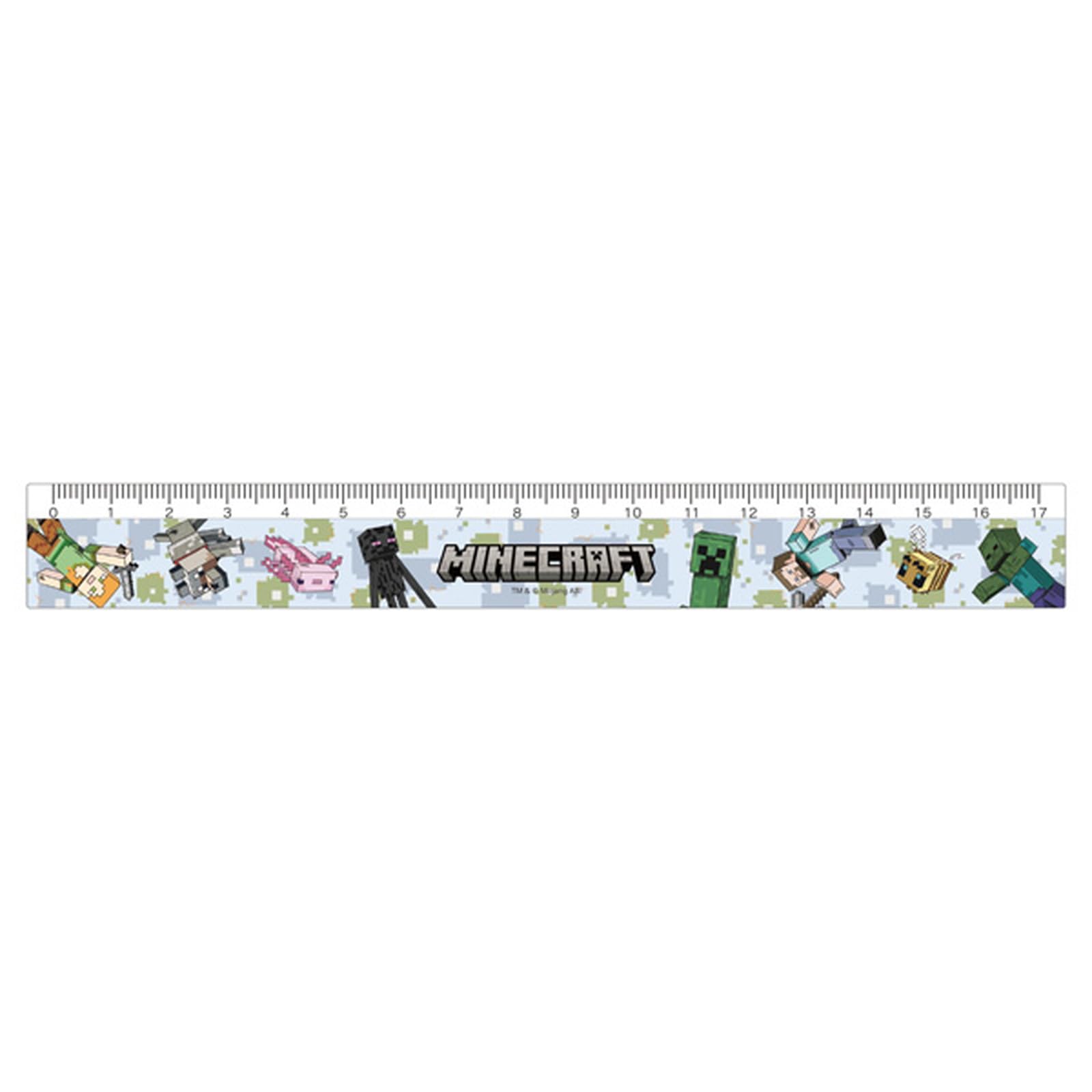 

K Company Minecraft Ruler Blue x W18 x MCT-JG4-BL H2.15 D0.275cm