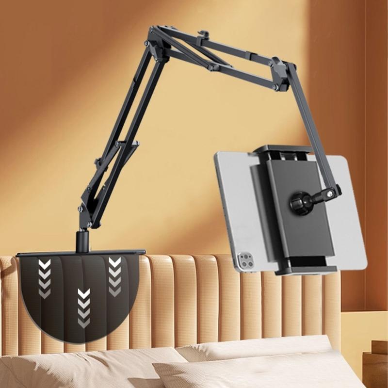 Universal Rotating Cellphone Tablet Holder Lazy Bracket for Video Watch Angle Adjustable Support Stand for Desktop Bed