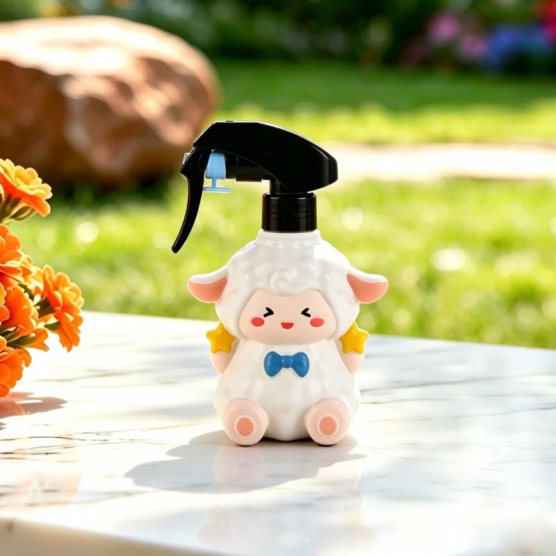 Cute Sheep-Shaped Mini Spray Bottle Indoor Plants Succulents Garden Watering Tool ABS Press-Action Misting Sprayer