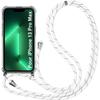 Protective Case - eFConnection - iPhone 13 Pro Max - Flexible - Transparent-white - Shockproof