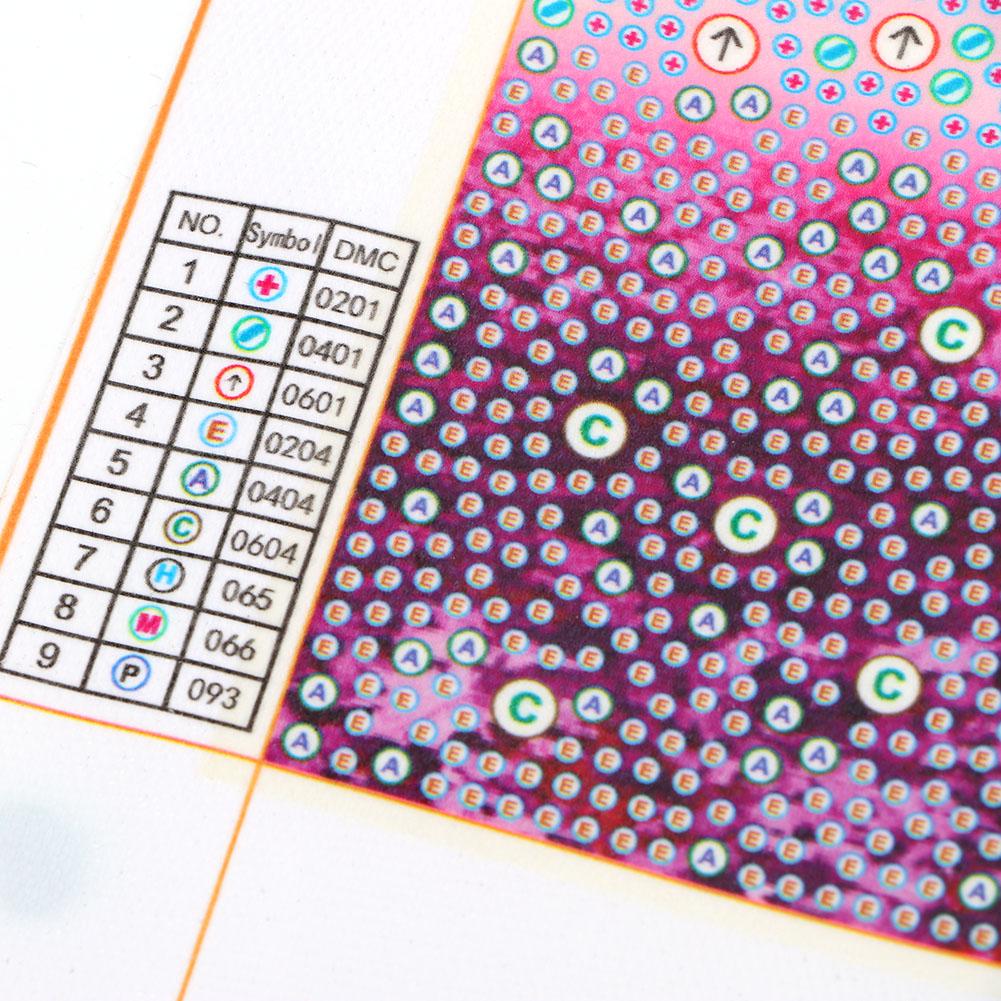 Plné Vrtání Láska Strom Speciální Tvar Diamantová Malba DIY Křížkový Steh Dekor