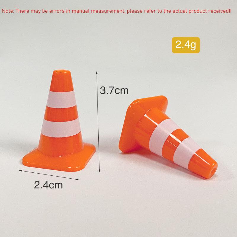 10pcs Mini Traffic Signs Roadblock Toy for Kids Construction Car Theme Party Traffic Cone Sport Training