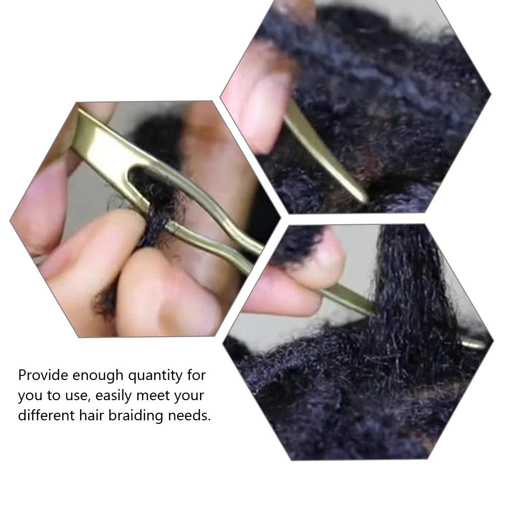 9 Pcs Dreadlocks Hair Piercing Pins Crochet Needle for Hooks Tools Dreads Small Interlocking Needles Fasten