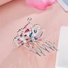 Rose Flower Girls Fashion Hair Accesories For Girls Kids Gift Hair Jewelry Crown Hairpin Hair Comb
