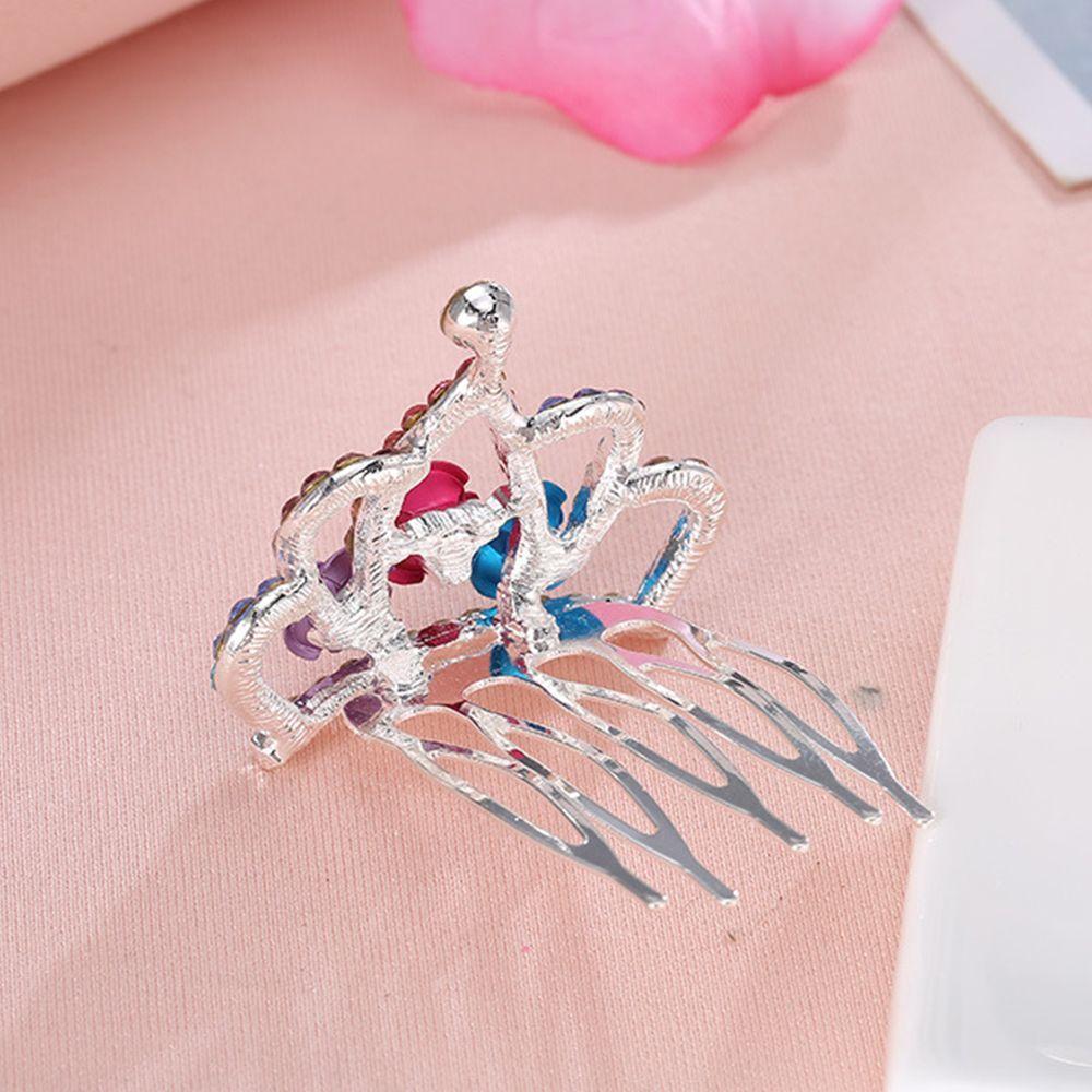 Rose Flower Girls Fashion Hair Accesories For Girls Kids Gift Hair Jewelry Crown Hairpin Hair Comb