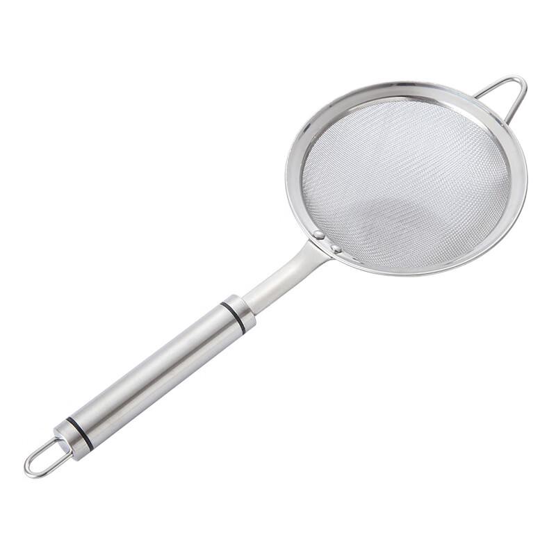 LONSAN 304 Stainless Steel Fine Mesh Skimmer Spoon