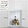 Rotating Corner Kitchen Rack for Seasonings and Condiments