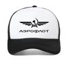 Aeroflot Aviation Russe Pilote Aerospace Aviateur Baseball Cap Unisex Summer Mesh Breathable Trucker Hat Fashion Aeroflot Hats