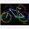 Adesivi riflettenti per biciclette, adesivi per mountain bike, adesivi per carrozzeria, dispositivi di sicurezza luminosi, accessori per motociclette