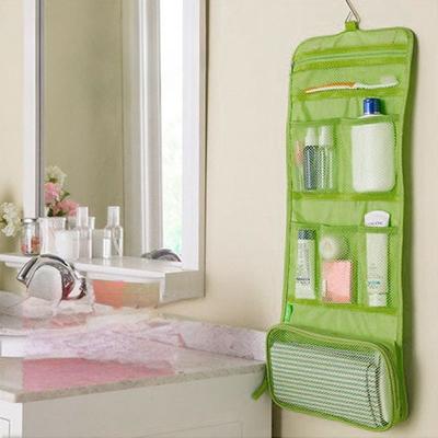 1PC Faltbarer Hänge-Organizer Wasserdichter Kulturbeutel Große Kapazität Reisetasche Kosmetiktasche Outdoor Reisetasche