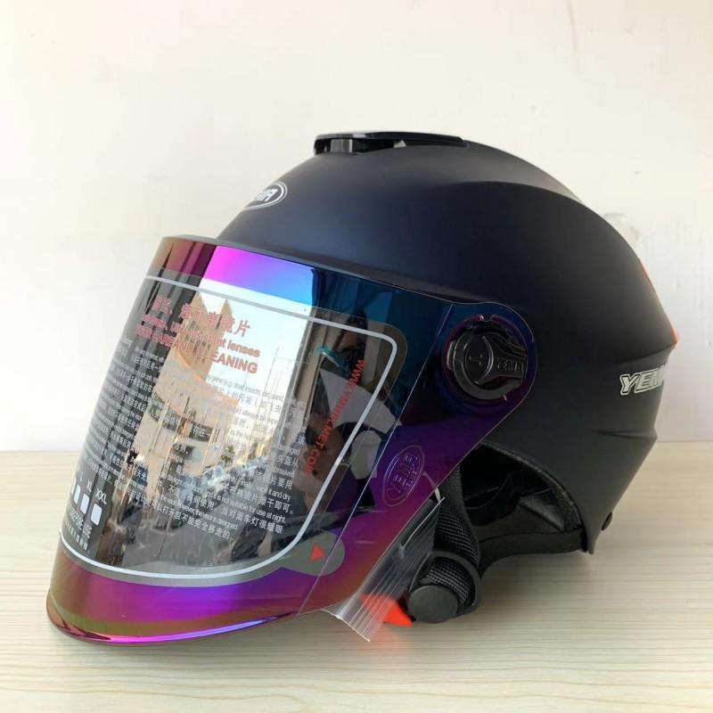 Motorcycle Electric Car Helmet Men's and Women's Sunscreen Caps, Riding Half Helmets