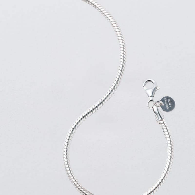 

Another Layer Basic Bold Bracelet (silver925)(2color) Gold