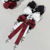Gothic Lolita Style Hair Clip Black Ribbon Bow Fashionable Hair Clips