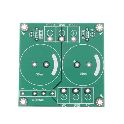 25A Single Ac-Dc Audio Amplifier Rectifier Filter Power Supply Board Bare Pcb