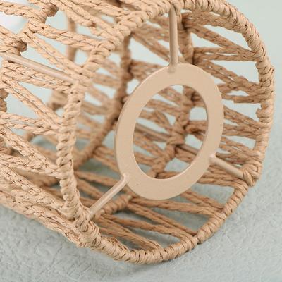 Bohemian Style Handwoven Home Decor Ceiling Lamp Woven Lampshade Rattan Lampshade Pendant Lamp Pendant Lamp Shade