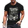 T-Shirt mit 3D-Buchstabendruck für Herren, Tier-T-Shirts, Wolf, große Größe, kurzärmelig, lässiges Oberteil für Herren