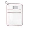 Waterproof Zipper Bags Transparent Nylon Document Bag, Portable Lightweight Mesh File Organizer with Student Study Essentials And Strap, Large