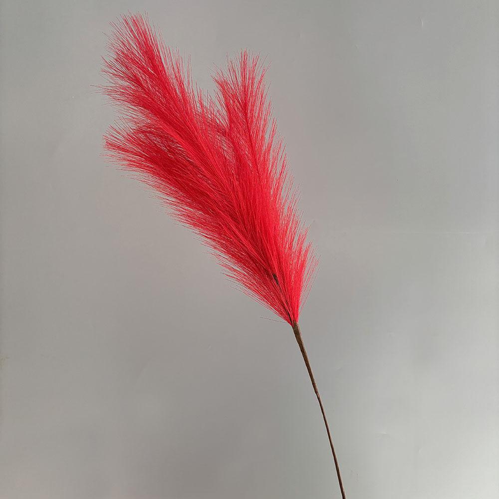 55CM 5/10/20PCS Fluffy Pampas Grass Boho Decor Flower Fake Plant Reed Simulated Wedding Party Home Decoration Artificial Flowers