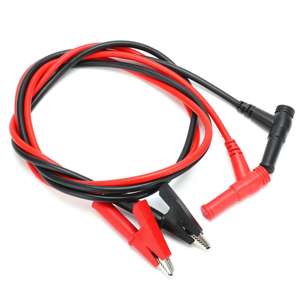 P08 4mm Multimeter Test Line DIY Plug to Clip Testing Cable for Car Diagnosis Testing