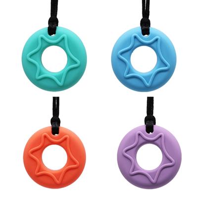 Μασώμενο Κολιέ με Κρεμαστό για Παιδιά ή Ενήλικες με Ανάγκες Μάσησης, Αισθητηριακό Παιχνίδι Οδοντοφυΐας για Μάσηση για Αγόρια και Κορίτσια