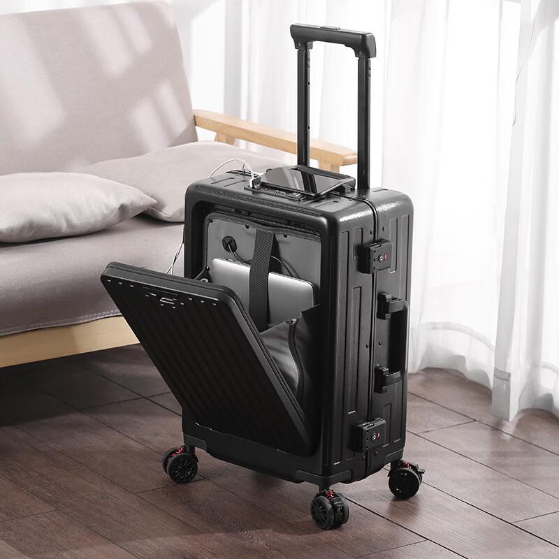 Xiaoyan Multi-functional USB Charging Front-Open Luggage