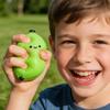 Yolk-shaped Rice Ball -toy, Egg-shaped Viral Imitation -oy, TPR Stress-relief Toy