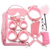 Leather  Kit Bondage Set Adult Toys Sex Games Handcuffs Whip sm Sex Toy Kits Exotic Accessories Erotic Sex Toys for Couples