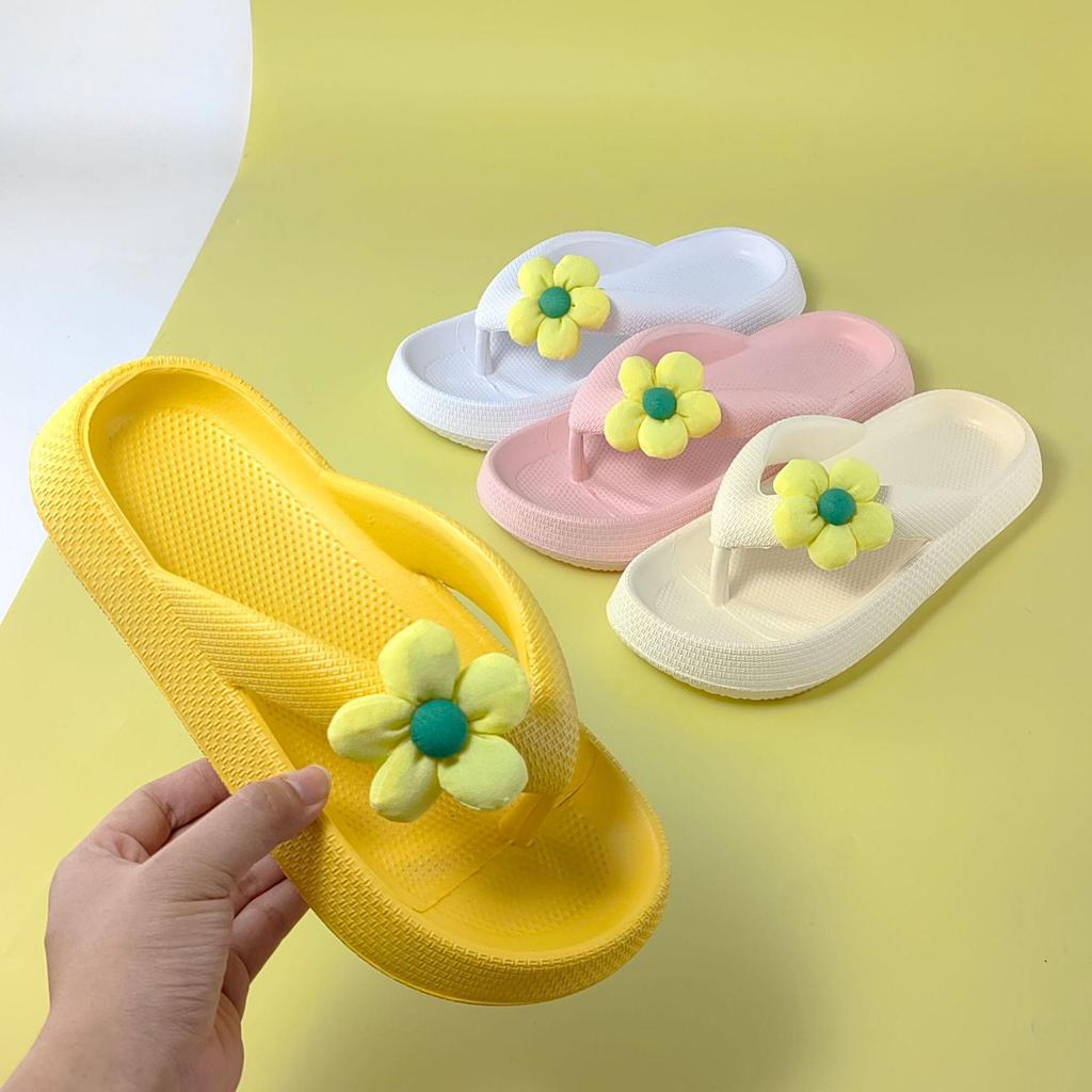 Women's Floral Summer Flip-Flops: Outdoor & Indoor Beach Flats