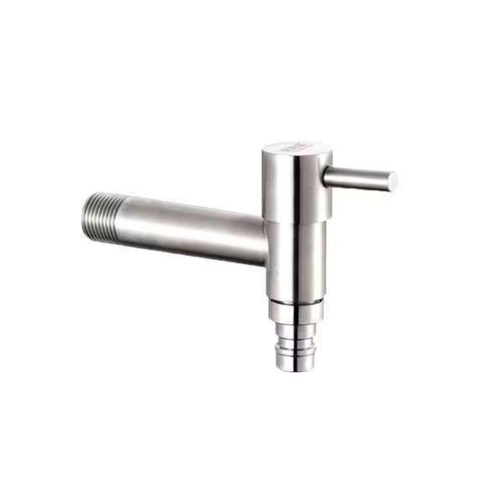 Wall Mounted Washing Machine Faucet T Shape Single Cold Faucet Practical Garden Bibcock  Bathroom