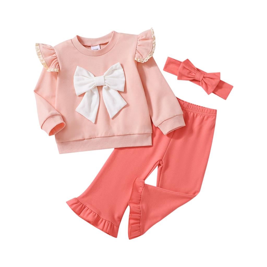 Kids' Long-Sleeve Top Set - Casual, Stylish & Versatile Children's Outfit