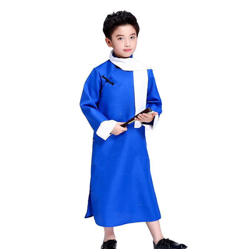 Children's and Adults' Hanfu Crosstalk Costume - Chinese Style Long Robe for Festival and Stage Performance