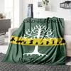 1PC The Lord of the Rings printed blanket, all season lightweight home office outdoor nap multifunctional blanket A10