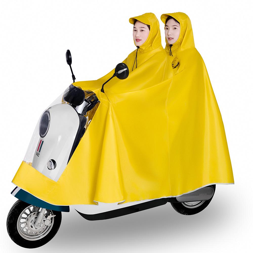 Unisex Full-Body Rain Cape for Electric Scooter or Motorcycle Riders