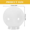 Lamps Ball Lampshade Vintage Wall Sconces Ceiling Fan with Light White Globe Cover Acrylic Street