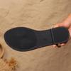 Women's Plus Size Woven Flat Slippers - Summer 2025 Beach Sandals