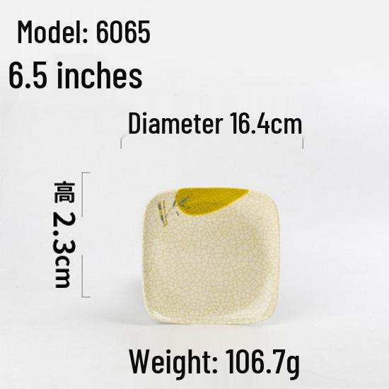 A5 Melamine Restaurant Tableware: Creative Plastic Fast Food & Cold Dish Plate for Hot Pot and Household Use