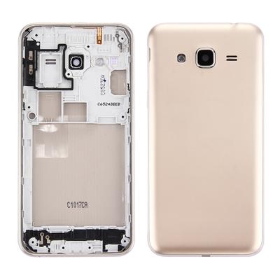 For Galaxy J3  / J320  Battery Back Cover + Middle Frame Bezel